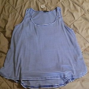 BNWT Blue striped tank